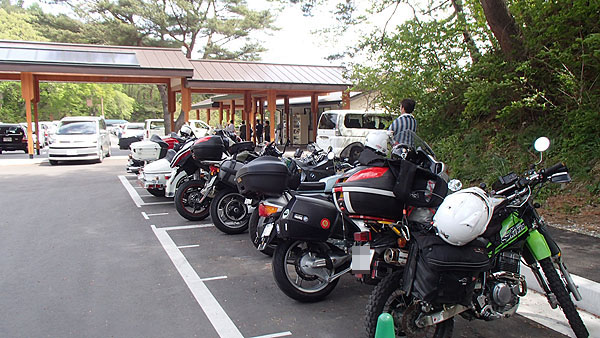 浄土ヶ浜の駐車場